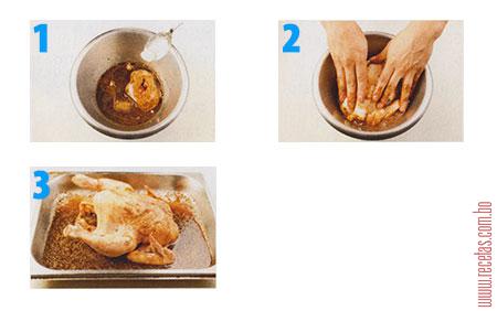 Pollo a la brasa tradicional, preparación - Recetas.com.bo