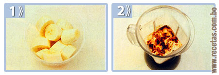 Batido de café y leche condensada, preparación