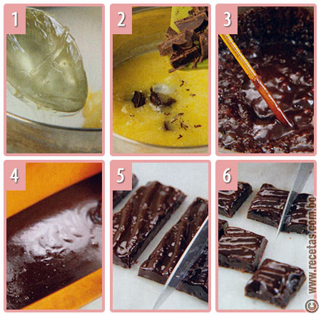 Caramelos de chocolate preparación, receta - recetas.com.bo