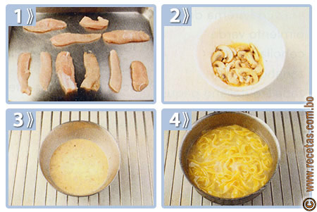 Fetuccini con pollo, preparación - Recetas.com.bo