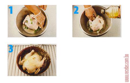 Pollo asado a las finas hierbas, preparación - Recetas.com.bo