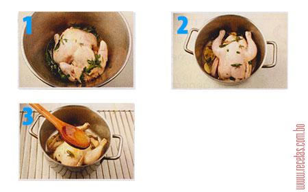 Pollo rostizado al horno, preparación - Recetas.com.bo