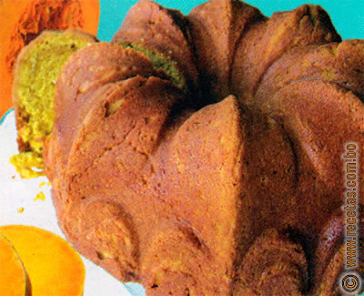 Queque de zapallo y nueces