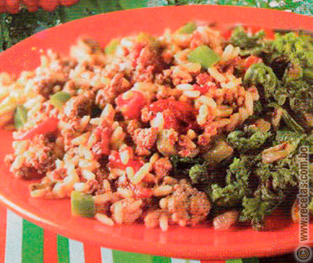 Arroz a la milanesa