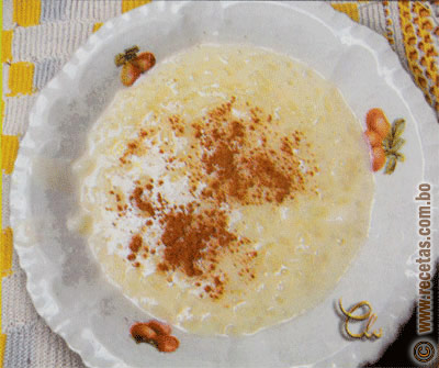 Arroz con leche de soya