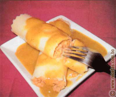 Canelones tropicales de soya