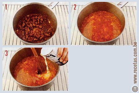 Sopa a la minuta, preparación