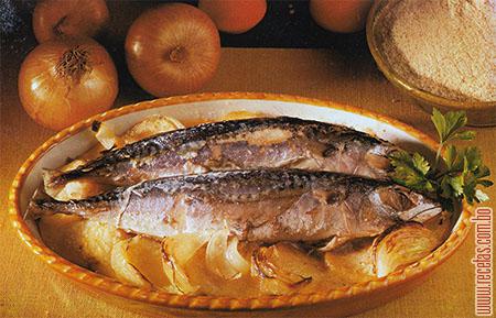 Caballa al horno