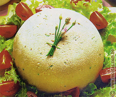 Mousse de pescado y queso
