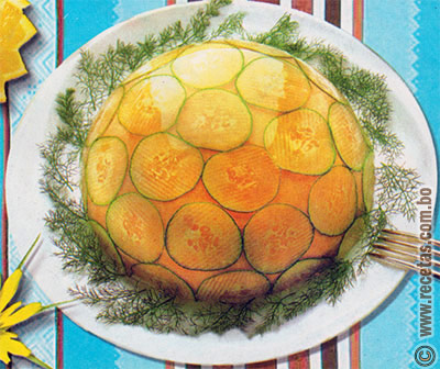 Mousse de salmón con pepino