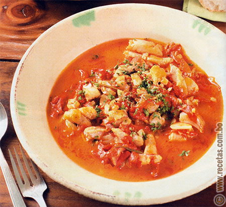 Bacalao al ajoarriero, Receta - Recetas.com.bo