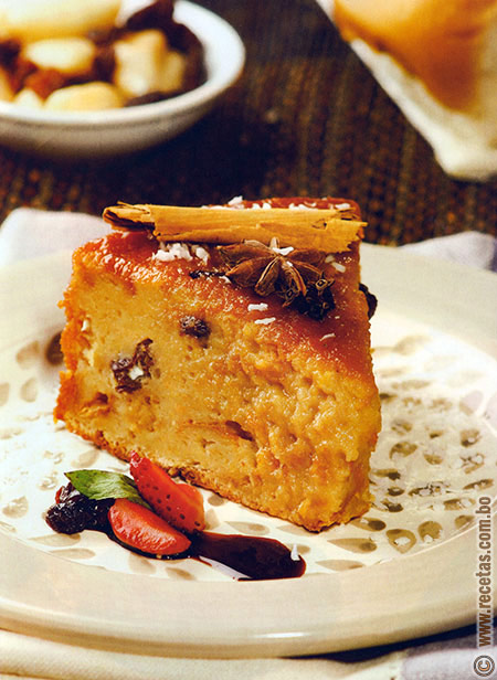 Budín de chancay, receta - recetas.com.bo