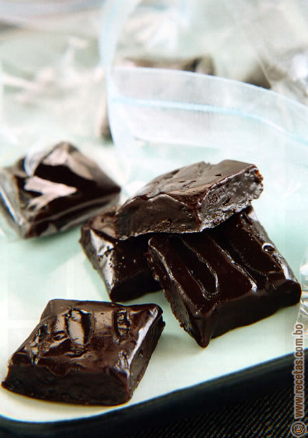 Caramelos de chocolate, receta - recetas.com.bo