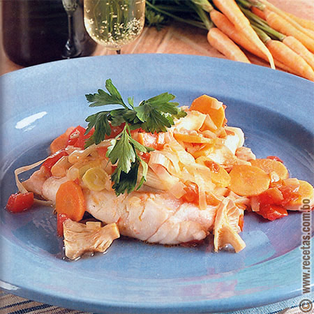 Corvina a la montañesa, Receta - Recetas.com.bo