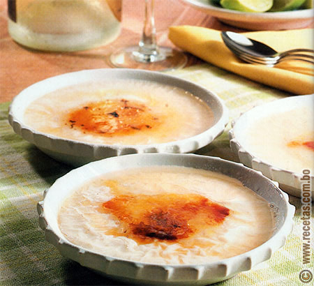 Crema catalana, Receta - Recetas.com.bo