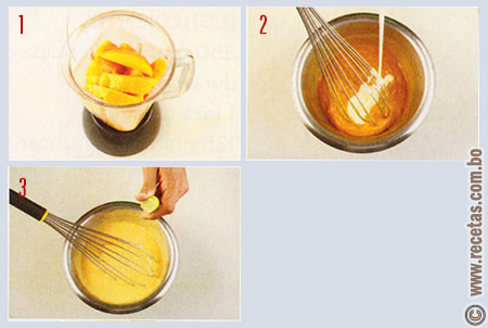 Cremolada de mango - preparación, Receta - Recetas.com.bo