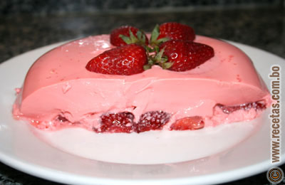 Gelatina light de fresa, receta - recetas.com.bo