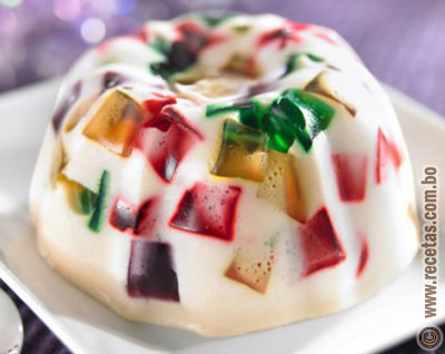 Gelatina de mosaico, receta - recetas.com.bo