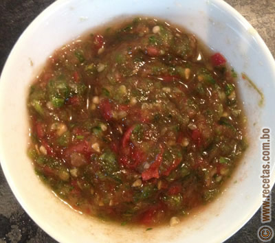 Llajua, Receta de salsas - Recetas.com.bo
