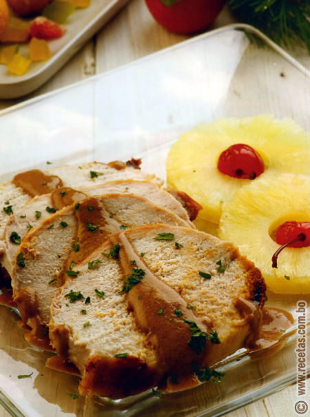 Lomo de navidad, receta - recetas.com.bo