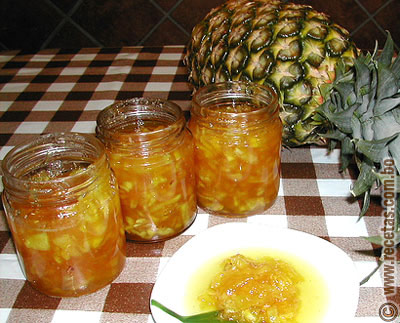 Mermelada de piña, receta - recetas.com.bo