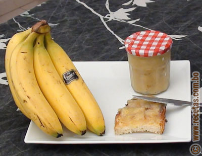 Mermelada de plátano, receta - recetas.com.bo