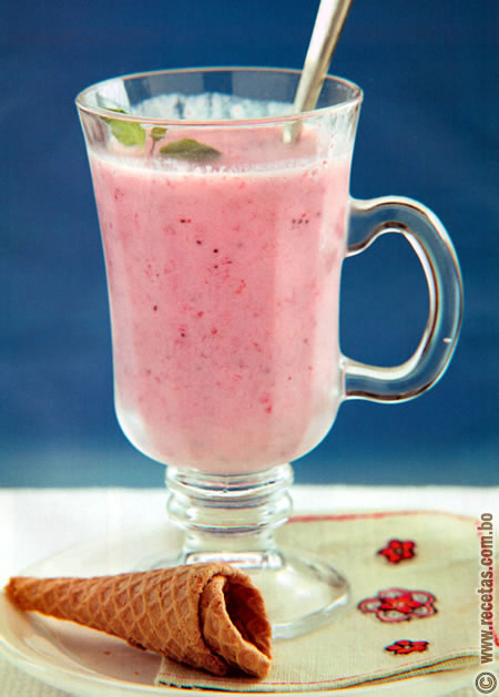 Milk shake, Receta - Recetas.com.bo