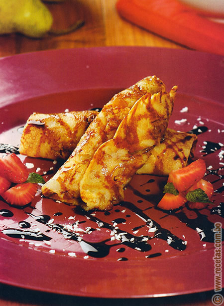 Panqueques de manzana, receta recetas.com.bo