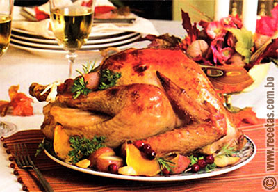Pavo navideño a lo americano, receta - recetas.com.bo