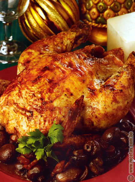 Pollo con setas al vino, receta - recetas.com.bo