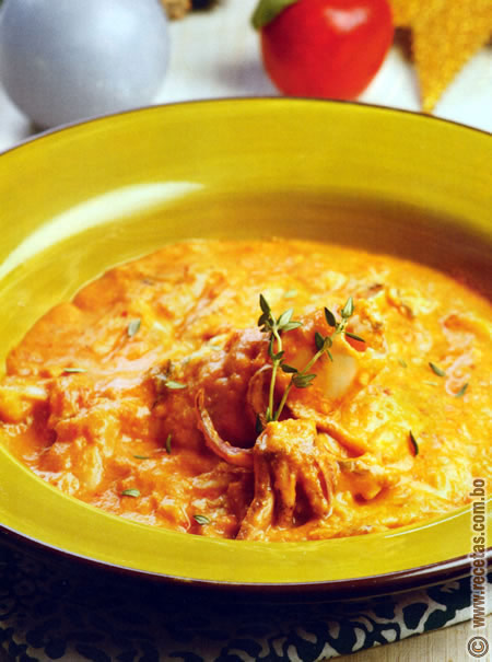 Zarzuela navideña de pescado y mariscos, receta - recetas.com.bo