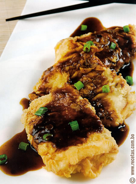 Pescado en salsa mensi, receta - recetas.com.bo