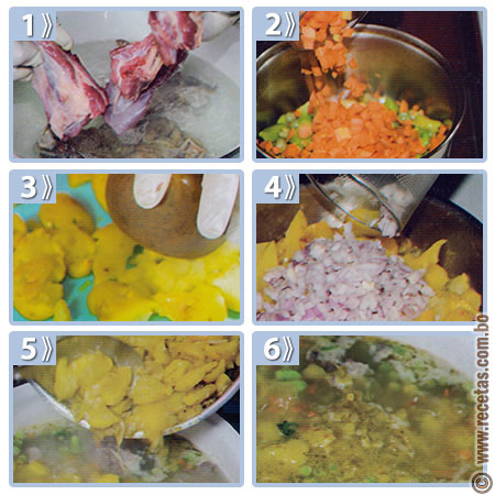 Sopa de papalisa preparación, receta - recetas.com.bo