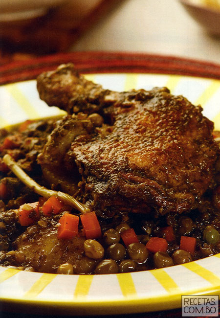 Receta - Seco de pollo - Loncheras para el Trabajo - Cocina saludable - recetas bolivianas - www.recetas.com.bo