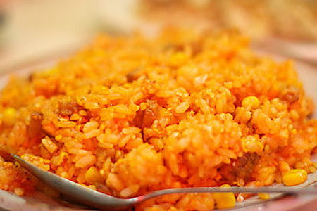 Arroz a la naranja