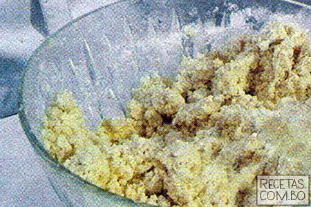 Preparación receta - Galletas de almendra y maní - recetas de galletas - recetas bolivianas - www.recetas.com.bo