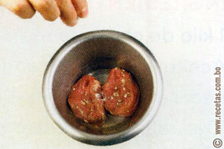 Preparación - Sudado de carne - Loncheras para el trabajo - Cocina saludable - Recetas Bolivia - www.recetas.com.bo