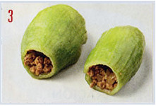 Rellenar las caiguas - Rellenos de achojcha