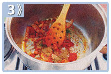 Ají de lengua - añadir ají colorado y otros ingredientes