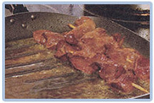 Cocine en una sartén o plancha - Anticuchos