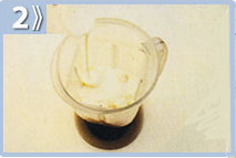 Batido de frutas, batir todos los ingredientes
