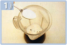 Batido de leche hiperproteico, licuar