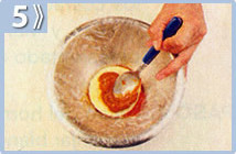 Bola de oro - Esparcir, preparación paso 5