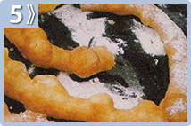 Espolvorear los churros
