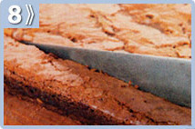 Copa brownie, desmoldar con cuidado