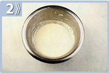 Crepés de pollo, licuar los ingredientes