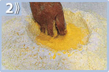 Mezclar los ingredientes - Empanadas de queso