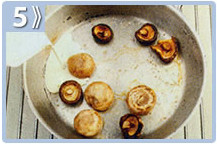 Faisán asado de navidad, preparar las setas