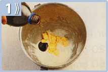 Galletas navideñas, batir el queso crema, el azúcar, mantequilla y vainilla