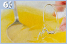 Granita de naranja, llevar al congelador